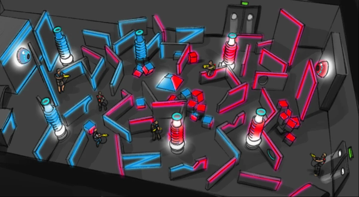 Overseas manufactures of laser tag arenas