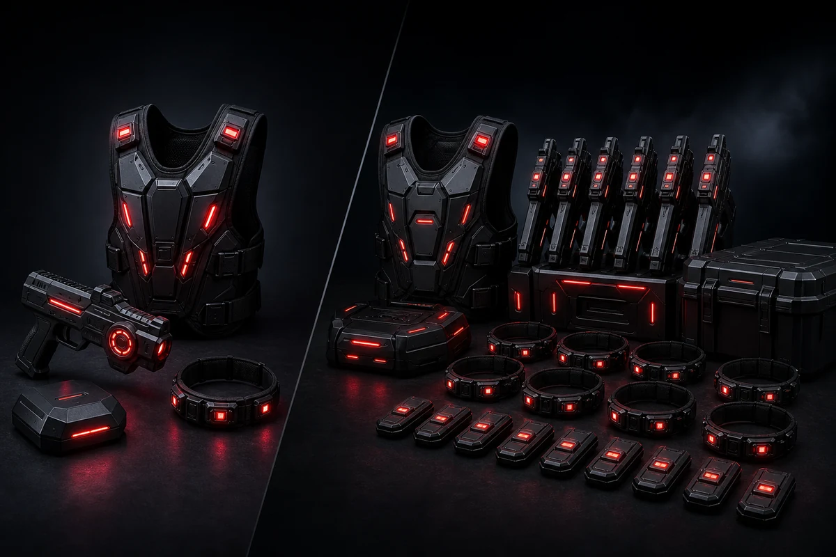 CYBERTAG vs LaserTron for indoor rental laser tag